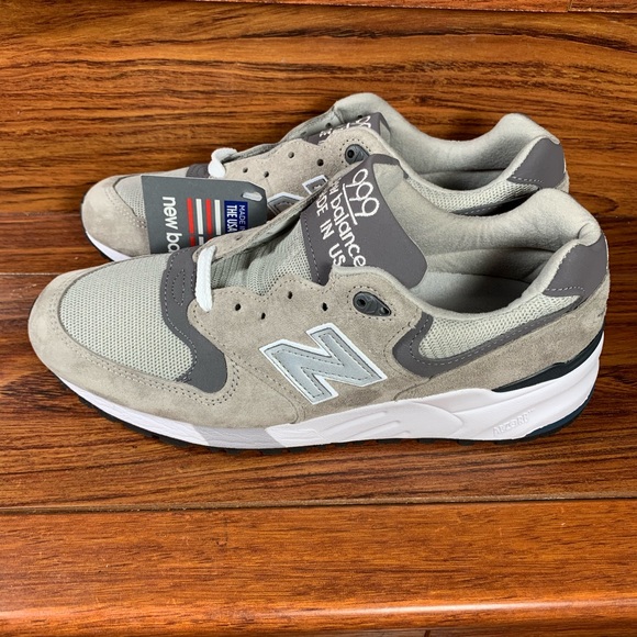 NEW- New Balance 999 Grey Pewter Running Shoes - Picture 5 of 6